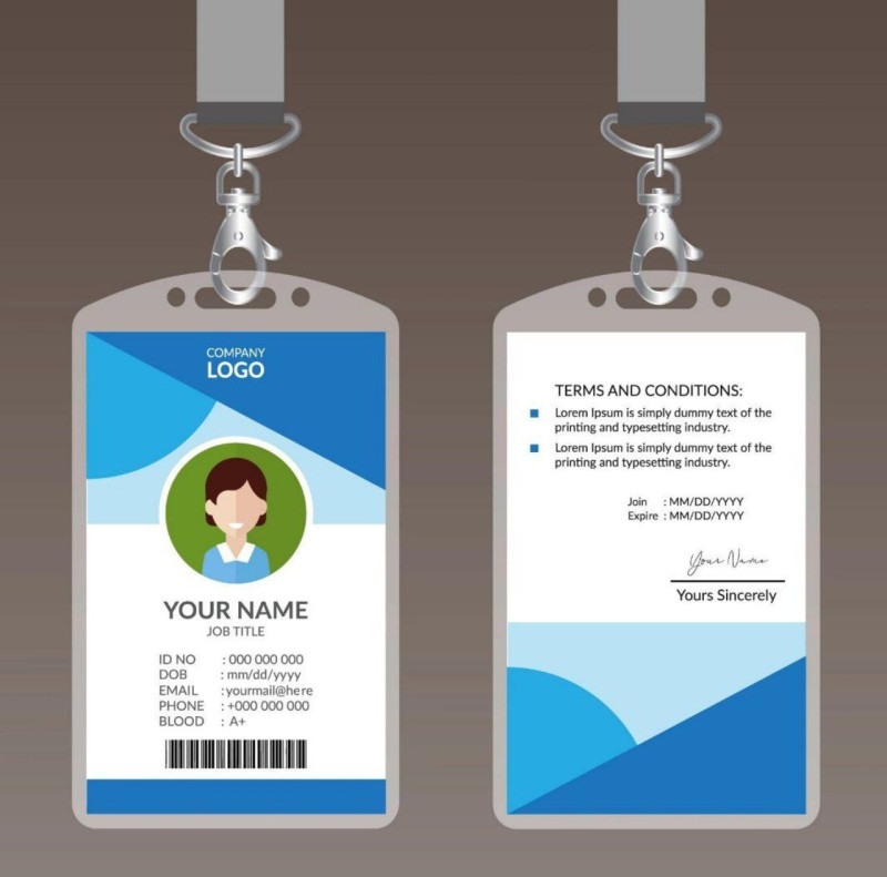 Custom Badges with Lanyard or Without.